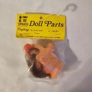 Yaley Doll Parts Crafting Supplies Clown‎ Head Toy New On Card